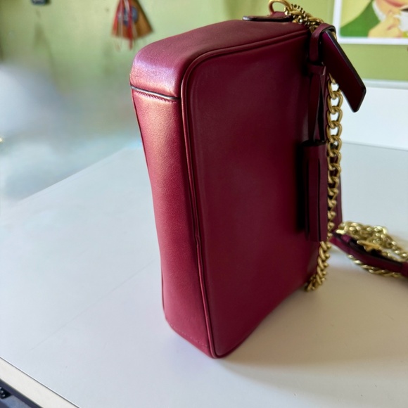 Coach Legacy Flight Bag Crossbody Adjustable Length Chain & Tassels, Port Color - Picture 10 of 14